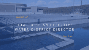 How to be an Effective Water District Director
